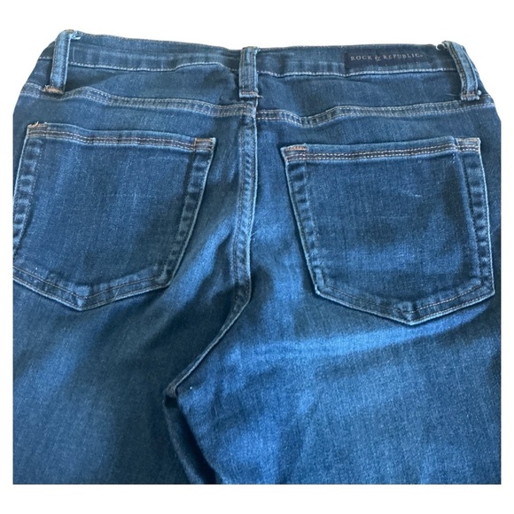 ROCK & REPUBLIC BLUE JEANS BERLIN SIZE 8 M - Picture 3 of 6